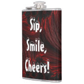 Sluip, Lach, Proost! Abstracte Draaikolk Heupfles (Links)