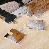 Sluipen Langs Slapende Kat Legpuzzel (Zijkant)