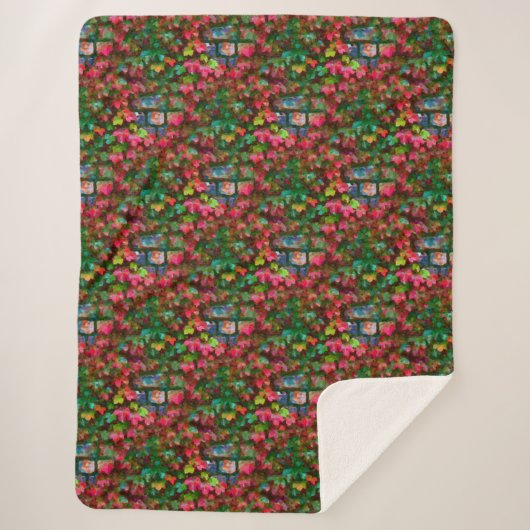 sluipende herfst sherpa deken (Voorkant)