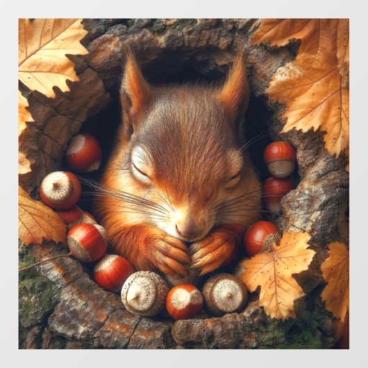 sluipende vensterruit raamsticker (Vel)