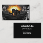 Sluiphoppanter vlammentoetsenbordluidspreker DJ Visitekaartje (Voorkant / Achterkant)