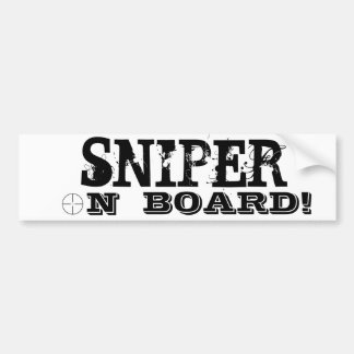 SLUIPSCHUTTER AAN BOORD! Grappige Bumpersticker