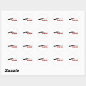 **SLUIPSCHUTTER** RONDE STICKER (Vel)