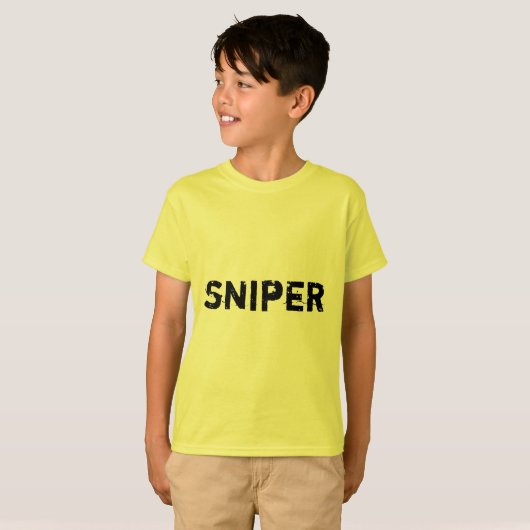 sluipschutter t-shirt (Voorkant volledig)