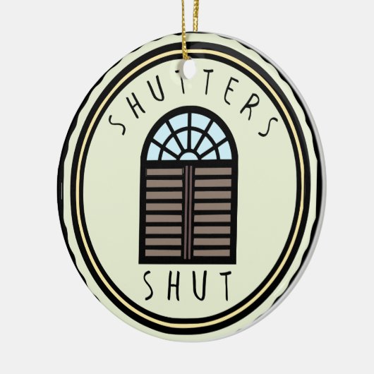 Sluipschutters.. Keramisch Ornament (Links)