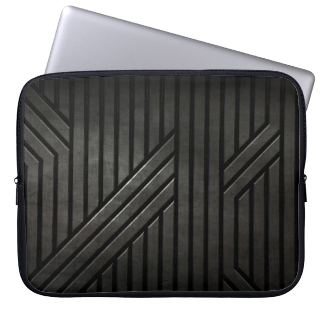 Sluipzwart Laptop Sleeve (Voorkant)