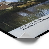 Sluis Schuylkill Canal Lock House Poster (Hoek)