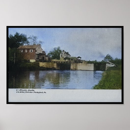 Sluis Schuylkill Canal Lock House Poster (Voorkant)