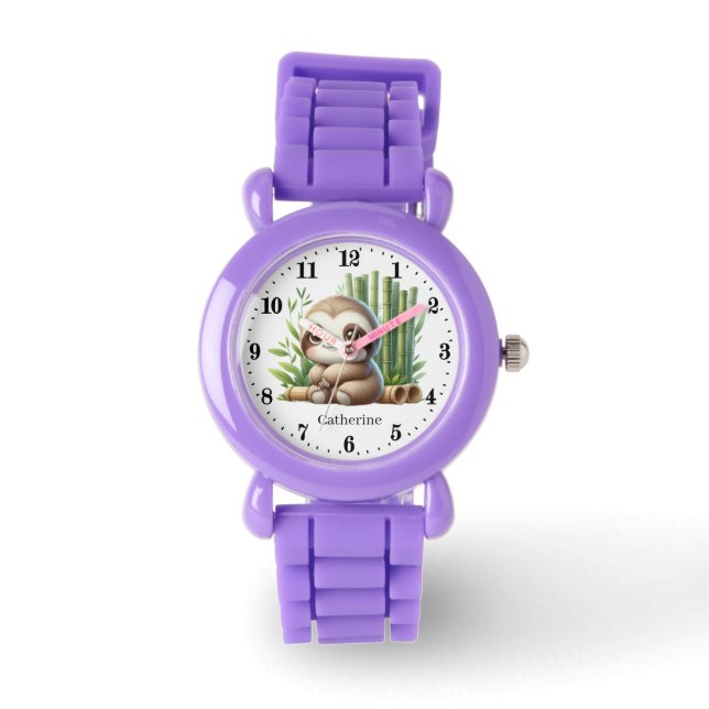 Sluis voor meisjes toevoegen naam horloge (Voorkant)