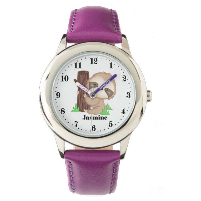 Sluis voor meisjes toevoegen naam horloge (Voorkant)