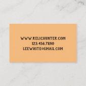 Sluisvergrendelingen voor het detecteren van relic visitekaartje (Achterkant)