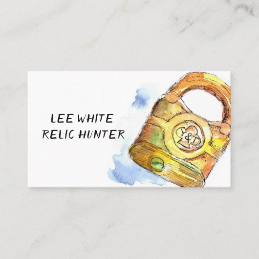 Sluisvergrendelingen voor het detecteren van relic visitekaartje (Voorkant)