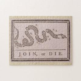 Sluit aan of sterf door Benjamin Franklin Legpuzzel