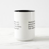 Sluit alle haakjes mok (Midden)