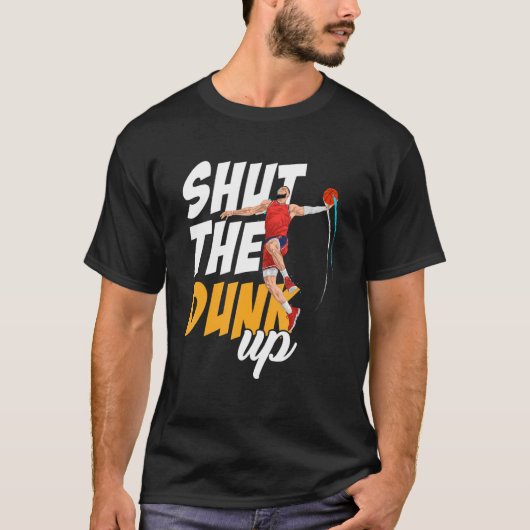 Sluit Athlete Dunk Basketball af T-shirt (Voorkant)