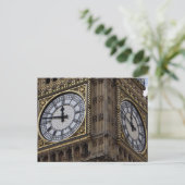 Sluit Big Ben Clock Tower aan Briefkaart (Staand voorkant)