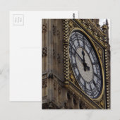 Sluit Big Ben Clock Tower aan Briefkaart (Voorkant / Achterkant)