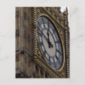 Sluit Big Ben Clock Tower aan Briefkaart (Voorkant)