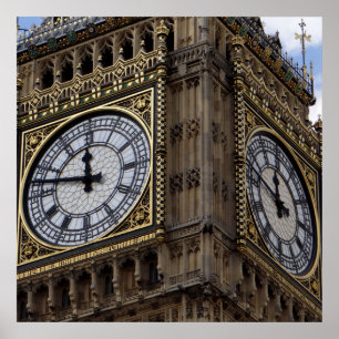 Sluit Big Ben Clock Tower London op Poster