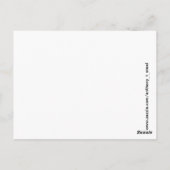 Sluit Big Ben in zwart-wit. Briefkaart (Achterkant)