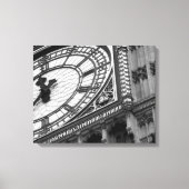 Sluit Big Ben in zwart-wit. Canvas Afdruk (Voorkant)