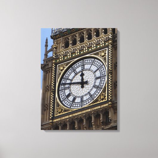 Sluit Big Ben London Travel op Canvas Afdruk (Voorkant)