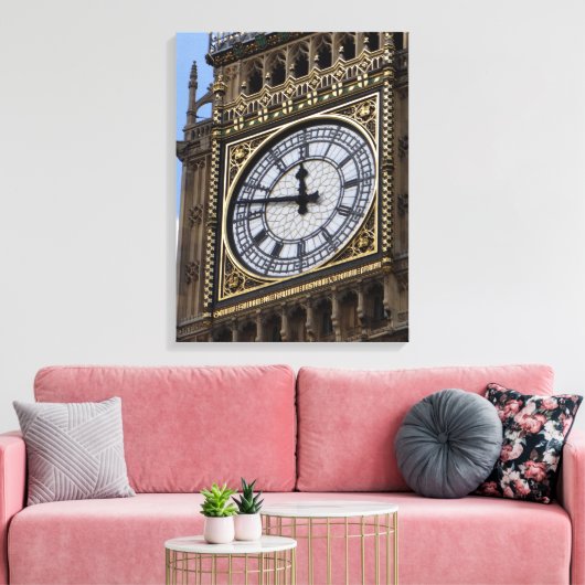 Sluit Big Ben London Travel op Canvas Afdruk (Insitu (Woonkamer))
