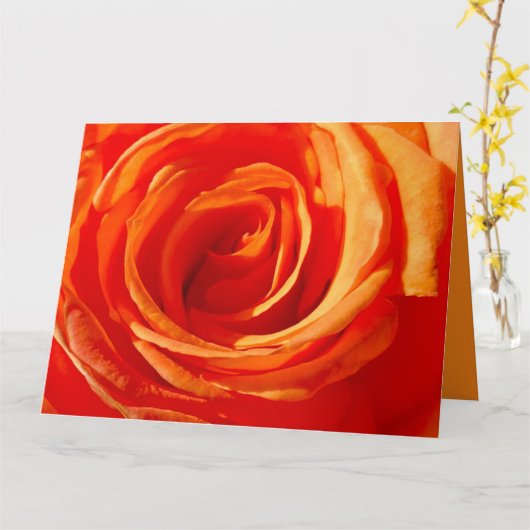 Sluit Bright Roos Kaart (Gele Bloem)