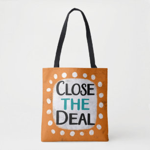 Sluit de deal Canvas tas