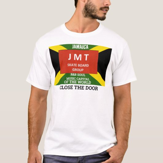 SLUIT DE DEUR Heren Basic T-Shirt (Voorkant)