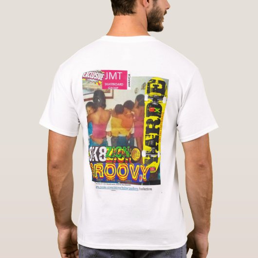 SLUIT DE DEUR Heren Basic T-Shirt (Achterkant)