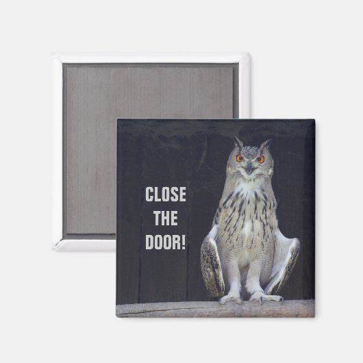 Sluit de deur! magneet (Voorkant / Achterkant)