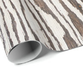 Sluit de fotografie van het bruine houten oppervla cadeaupapier (Rol Hoek)