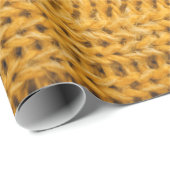 Sluit de geel gebreide getextureerde achtergrond. cadeaupapier (Rol Hoek)