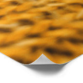 Sluit de geel gebreide getextureerde achtergrond. poster (Hoek)