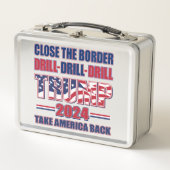 Sluit De Grens Boor Boor Trump 2024 (Voorkant)