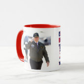 Sluit de grens Trump 2024 Mok (Voorkant links)