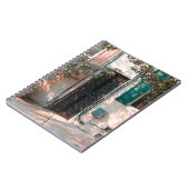 SLUIT DE GROENE WROUGHT IRON SECRIRITY DEUR NOTITIEBOEK (Linkerzijde)