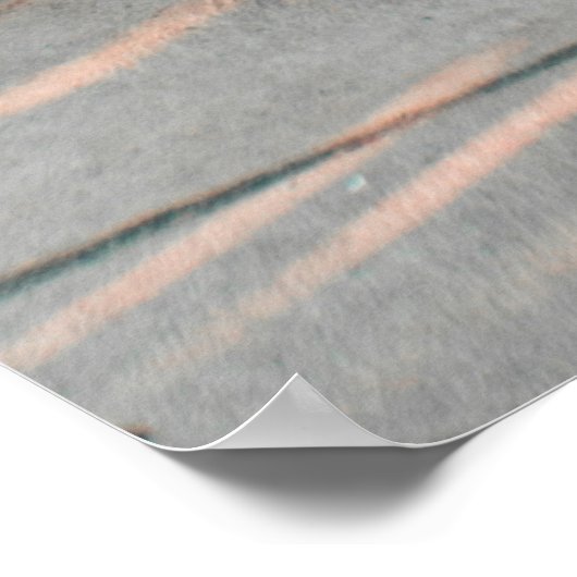 SLUIT DE GROENE WROUGHT IRON SECRIRITY DEUR POSTER (Hoek)