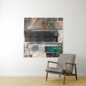 SLUIT DE GROENE WROUGHT IRON SECRIRITY DEUR WANDKLEED (In Situ (horizontaal))