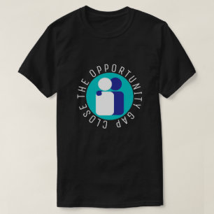 Sluit de kansenkloof Onderwijs Hervorming donker T-shirt