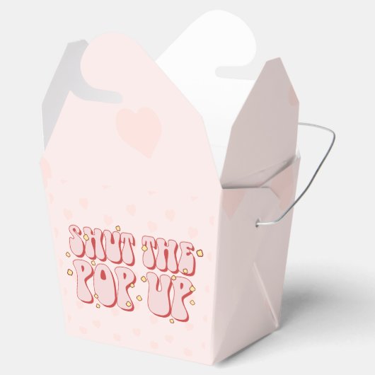 Sluit de Pop op de gunstbox Bedankdoosjes (Geopend)