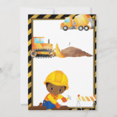 Sluit de Road Birthday Invitation Kaart (Achterkant)