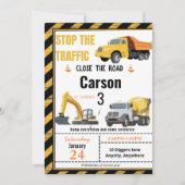 Sluit de Road Different Birthday Invitation Kaart (Voorkant)