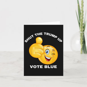 Sluit de Trump Up Vote Blue Herkies Biden Presiden Kaart