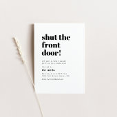 Sluit de voordeur Housewarming Party Kaart