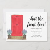 Sluit de voordeur in beweging aankondiging (Voorkant)