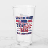 Sluit deBBorder boormachine Trump 2024 Glas (Achterkant)