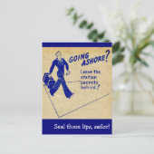 Sluit die lippen af, zeeman! briefkaart (Staand voorkant)