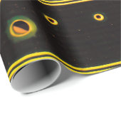 Sluit foto van kringsachtergrond, abstract cadeaupapier (Rol Hoek)